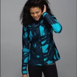 Lululemon Back Pack It Jacket - Peacock Blue Sz 4